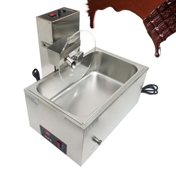 Electric Chocolate Mixer with 15L Chocolate Melting Furnace Digital Display Tempering Machine