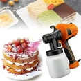 thumbnail image 1 of Electric Chocolate Spray Gun, 500W Cake Decorating Kit with 3 Patterns, Multifunction Baking Sandblasting Machine Paint Sprayer for Cake, Chocolate Decoration,Orange, 1 of 8