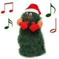 Electric Christmas Tree Rotating Dancing Music Toy for Kids Desktop