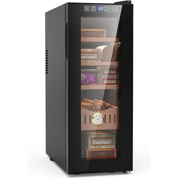 Electric Cigar Humidor Cooler, 35L Electronic Cooling, 250 Cigars
