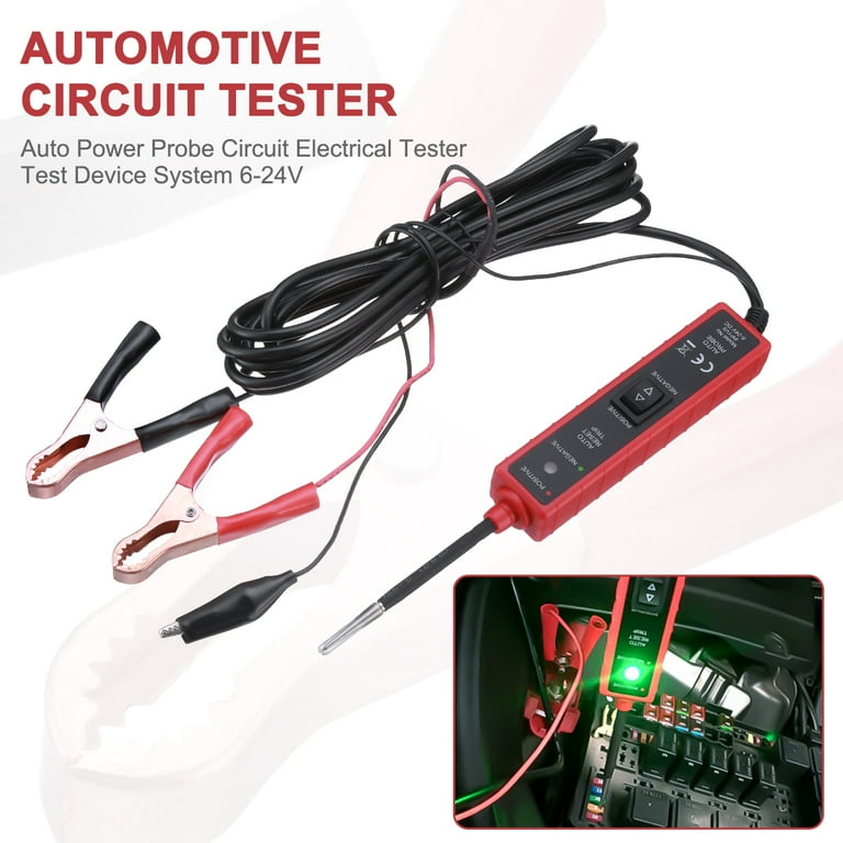Car electric circuit tester top