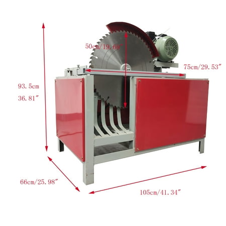 Electric Circular Log Saw Wood Cutting Mill Machine 220V