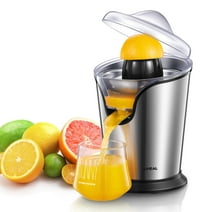 Electric Citrus Juicer Aiheal Orange Juicer with Two Interchangeable Cones Suitable for All Size of Citrus Fruits