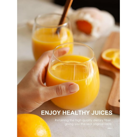 Electric Citrus Juicer Squeezer - Black/Stainless Steel, , Efficient & Fast for Oranges, Lemons & Limes