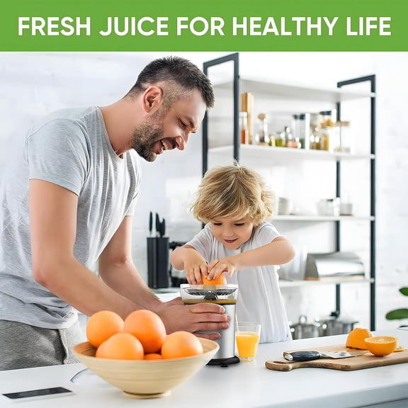 Electric Citrus Juicer Squeezer with Detachable Design, Easy Clean