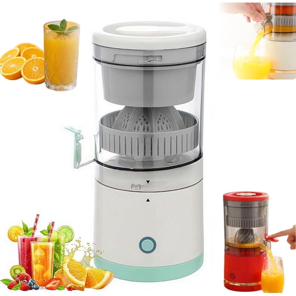 Electric Citrus Juicer Stainless Steel, Automatic Orange Juice Squeezer for Lemons and Limes, One-click Hands-Free Juicing Machine, Easy to Clean Small Kitchen Appliance Gift