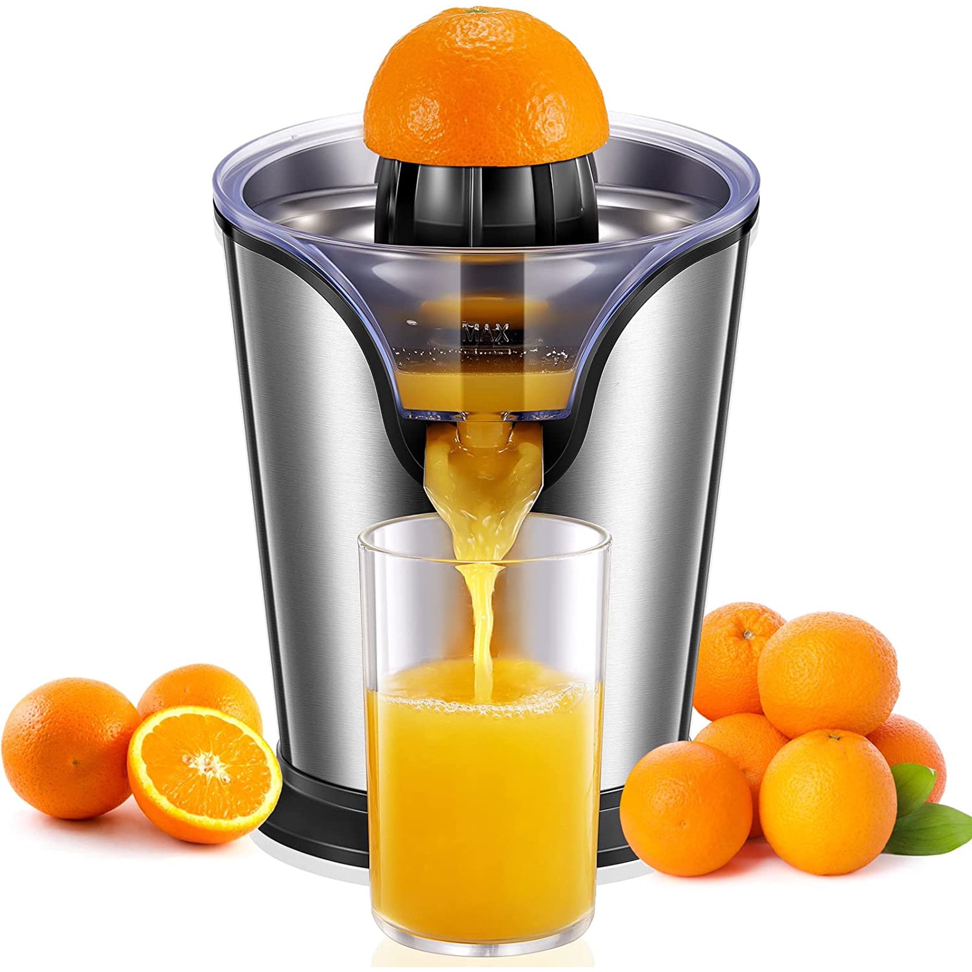 Household Electric Juicer Stainless Steel Squeezer Citrus Orange Juice  Extractor Fruit Lemon Juice Presser Juicer Machine - AliExpress
