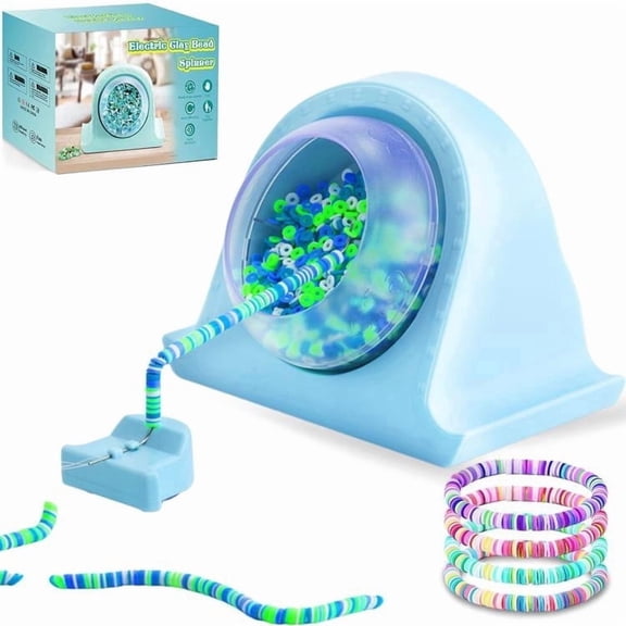 LUXEHOLIC Electric Bead Spinner Machine USB Rechargeable Automatic for Seed Beads, Jewelry Making