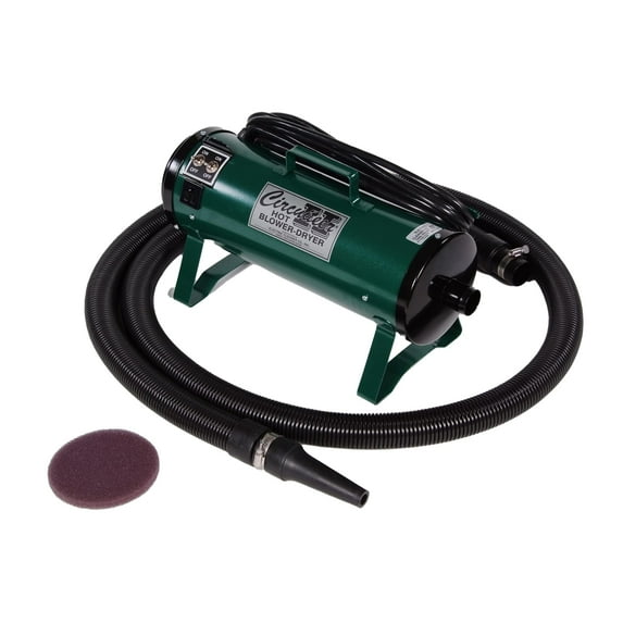 Electric Cleaner Co Circuiteer II Portable Livestock Groomer and Blower, Green - High-Powered, Portable, and Lightweight for Cattle and Animal Drying Needs, Green