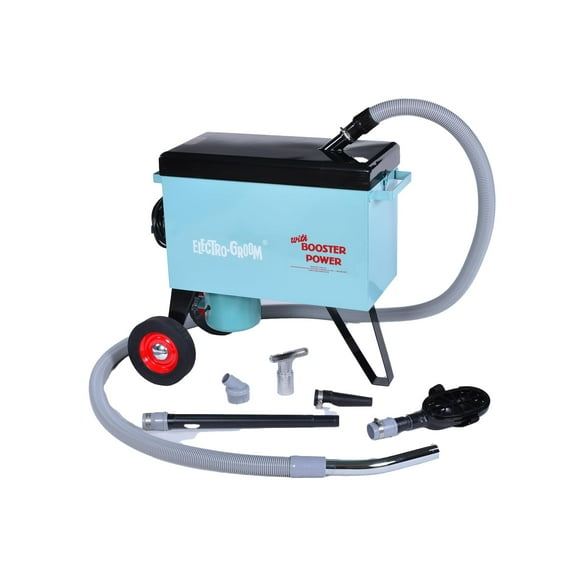 Electric Cleaner Co Electro Groom Horse and Cattle Grooming Station, ECC Blue - Safe and Thorough Livestock Cleaning Without Compressed Air