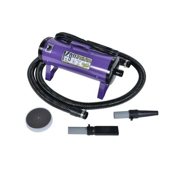 Electric Cleaner Company ECC K9 II Variable Speed Dog Blow Dryer, Metallic Purple - Heavy Duty Durable Design with High Performance for Professional Grooming and at Home