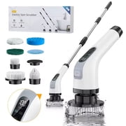 Electric Cleaning Brush Cordless Handheld Shower Scrubber Spin Cleaner Multifunctional Cleaner with 7PCS Heads Bathroom Kitchen