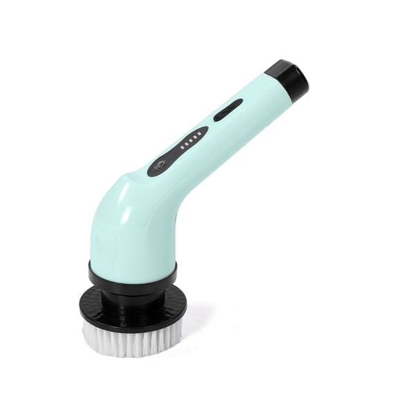 Electric Cleaning Brush Electric Scrubber Cordless Spinning Scrubber with Dual Speed 14000/15000 RPM, 9 Brush Heads, Extendable Handle, Rechargeable Battery, LED Display for Bathroom Kitchen Tile C