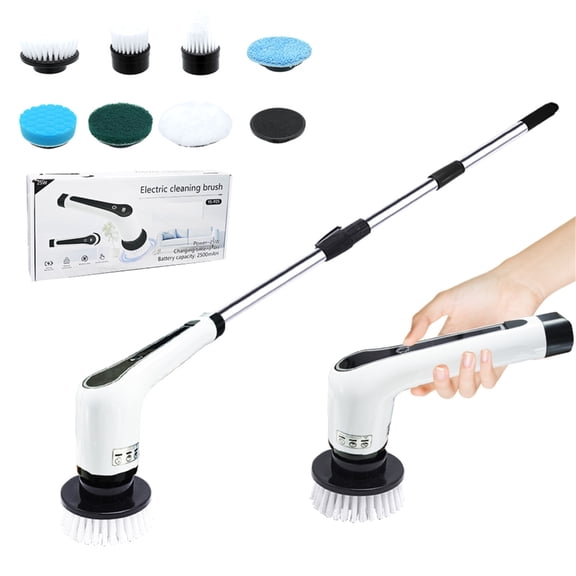 Electric Cleaning Brush Kit Window Door Cleaner Kitchen Bathroom Cleaning Tool