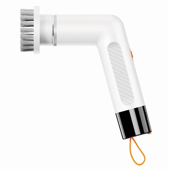 Electric Cleaning Brush Multi- Kitchen Pot Scrubber Handheld Automatic Cleaning Brush White