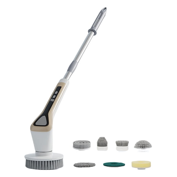 Electric Cleaning Brush Window Wall Cleaner Electric Scrub Brush Rotating Scrubber Kitchen Bathroom Cleaning Tool