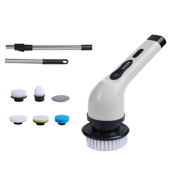 Electric Cleaning Brush Window Wall Cleaner Electric Scrub Brush Rotating Scrubber Kitchen Bathroom Cleaning Tools