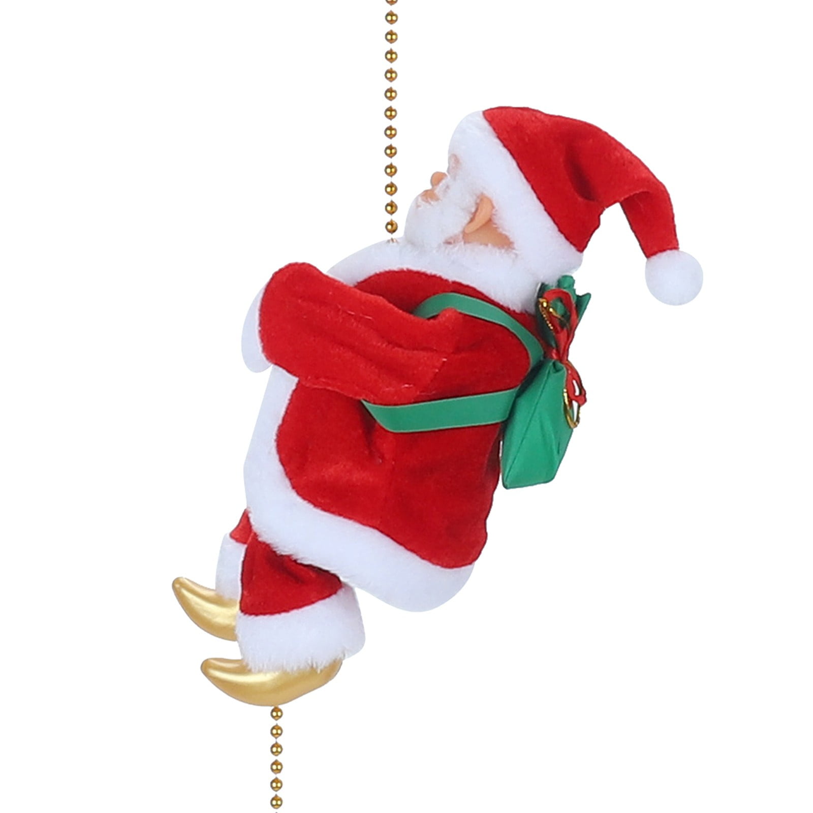Santa Rope Electric Climbing Santa Claus Funny Electric Santa Claus Musical ...