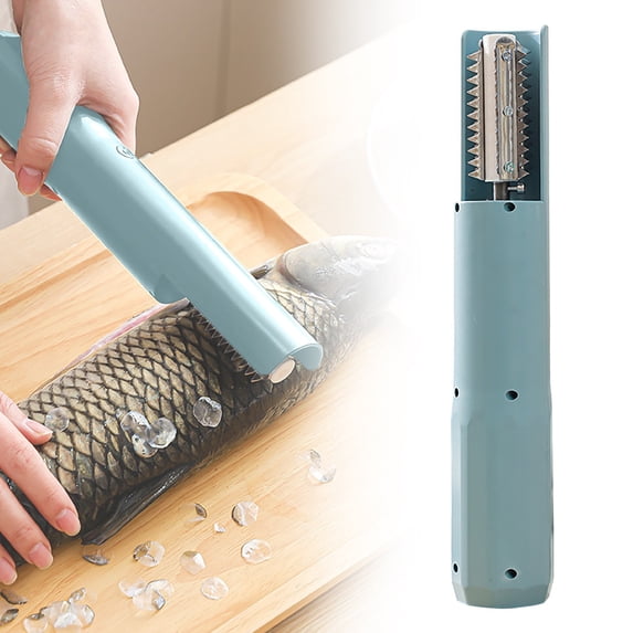 Electric Coconut Grater Machine, Portable Coconut Scraper Peeler Shredder, Handheld Anti-splash Rotating Kitchen Grater, Stainless Steel Coconuts Meat Removal, Fish Remover Fish Scale Remover