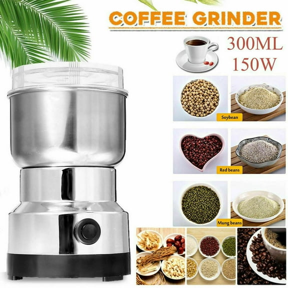 Electric Coffee Bean Grinder Nut Seed Herb Grind Spice Crusher Mill Blender NEW