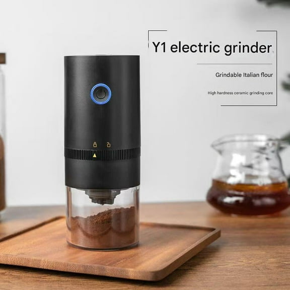 Electric Coffee Bean Grinder USB Charging Portable Small Coffee Machine Ceramic Grinding Core
