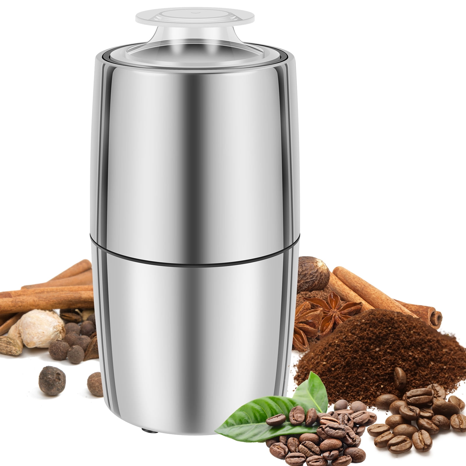 Electric Coffee Grinder 200W Stainless Steel Coffee Mill Grinder 50g