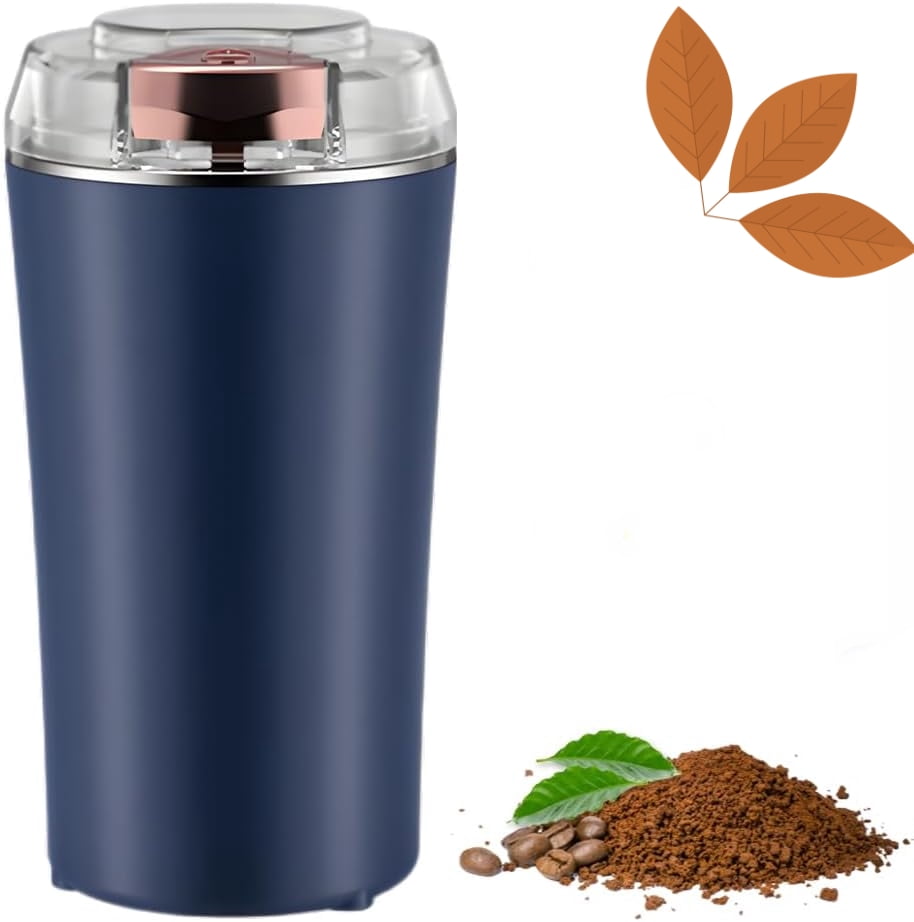 Electric Coffee Grinder, 2025 New Coffee Grinders for Home Use, Portable Spice Grinder Electric Fine Powder,Heavy-Duty Stainless Steel Blades for Herb, Spice, Beans