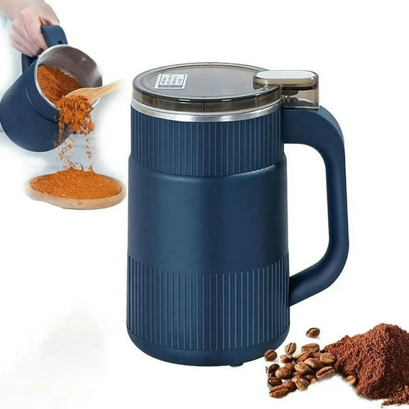 Electric Coffee Grinder 500ml Beans Grain Grinder Mill Household Stainless Steel Grind Machine for Kitchen US Plug