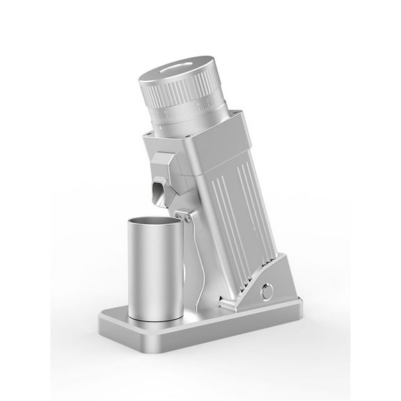 Electric Coffee Grinder 55MM Espresso Cone Burr Stepless Fineness Adjustment Cold Brew Bean Grinder Black Sliver ,Adjustable Grinding