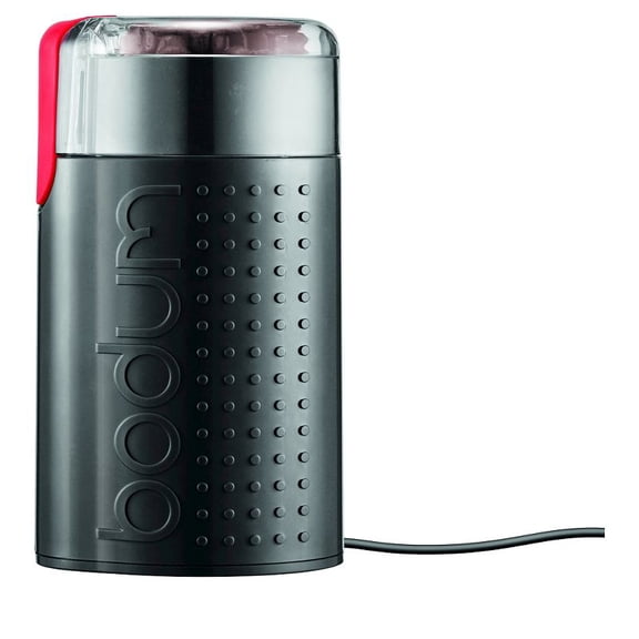 Electric Coffee Grinder, Black, Stainless Steel Blade, Medium to Extra Fine Grind Settings, 0.5 Cup Capacity, 1-Year Warranty, for Coffee Beans and Spices
