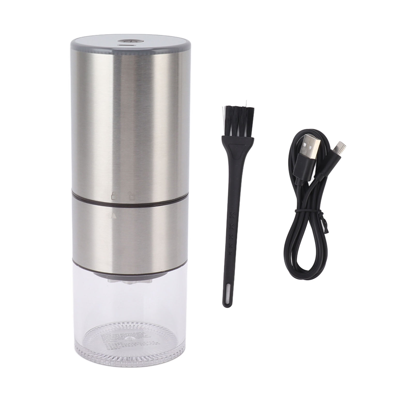 Electric Coffee Grinder Fine Coarse Adjustable Automatic USB Charging Portable Cordless Bean