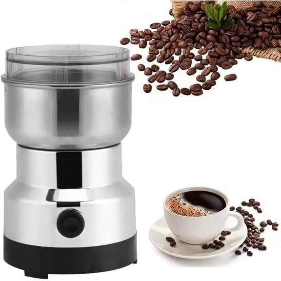 Electric Coffee GrinderMini Coffee GrinderElectric Spice Grinder One-touch Start Coffee Mill Grinder Stainless Steel Coffee Bean Grinder Portable Mill Grinder Dry Grinder for Coffee Bean Spice