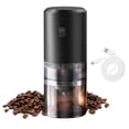 thumbnail image 1 of Electric Coffee Grinder Teqhome Portable Small Cordless Coffee Bean Grinder with Ceramic Core for Bean Spices Herb Perfect for Home Kitchen Office Travel Black, 1 of 12