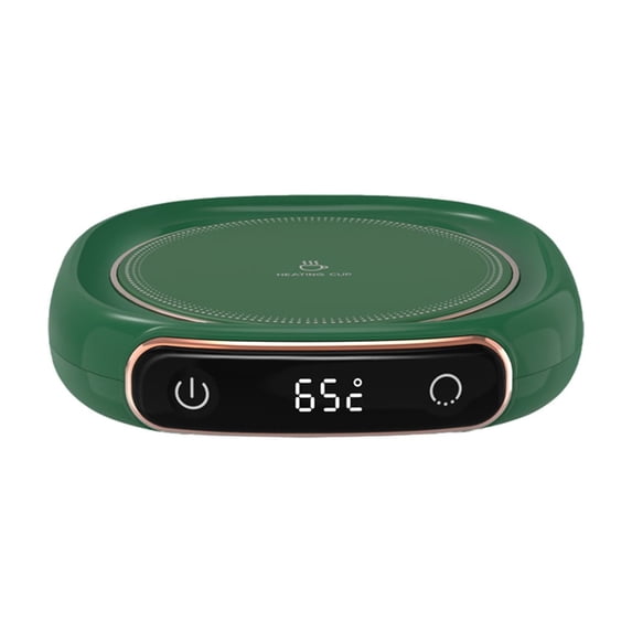 Electric Coffee Mug Warmer with Auto Shut Off,Temperature Settings Smart Cup Heater for Desk, Heating Coffee Milk Tea Beverage(Dark Green)