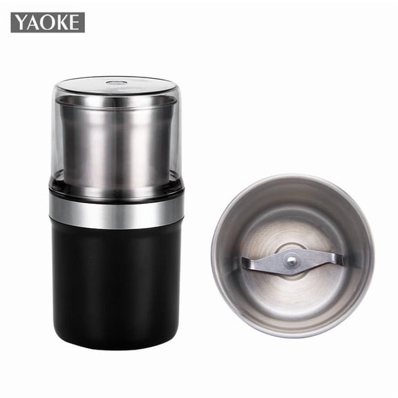 Electric Coffee and Spice Grinder, 100g Large Capacity Stainless Steel Blade Grinder for Coffee Beans, Spices, Nuts, and Grains, A Multi-Purpose Kitchen Mill with One-Touch Operation
