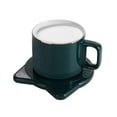 thumbnail image 1 of Electric Coffee Warmer Button Portable Tea Warmer for Household Beer Coffee Green, 1 of 8