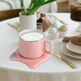 thumbnail image 1 of Electric Coffee Warmer Button Portable Tea Warmer for Household Beer Coffee Pink, 1 of 8