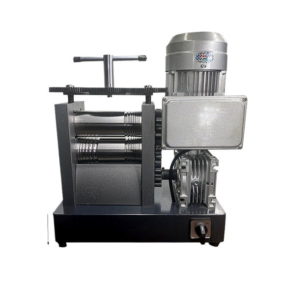 Electric Combination Jewelry Rolling Mill Semicircle Jewelry Press For Gold & Silver Nugts Pressing