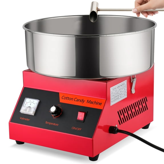 Electric Commercial Cotton Candy Machine / Floss Maker Red