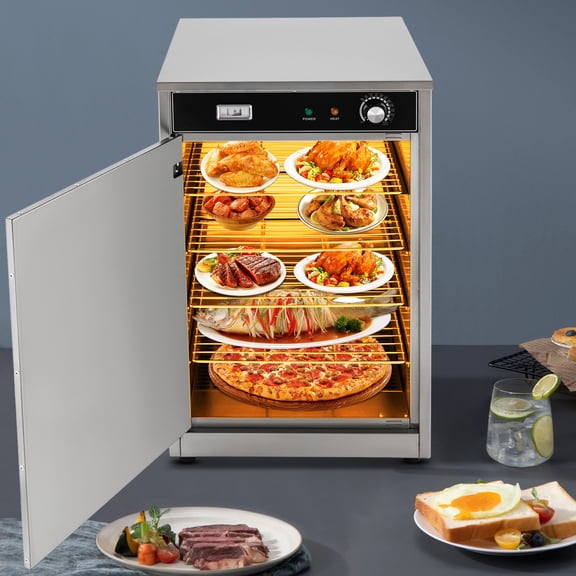 Electric Commercial Hot Box Food Warmer, Countertop Heated Holding Cabinet, Food Warming Cabinet For Storing Pizzas, Tarts, Fried Chicken