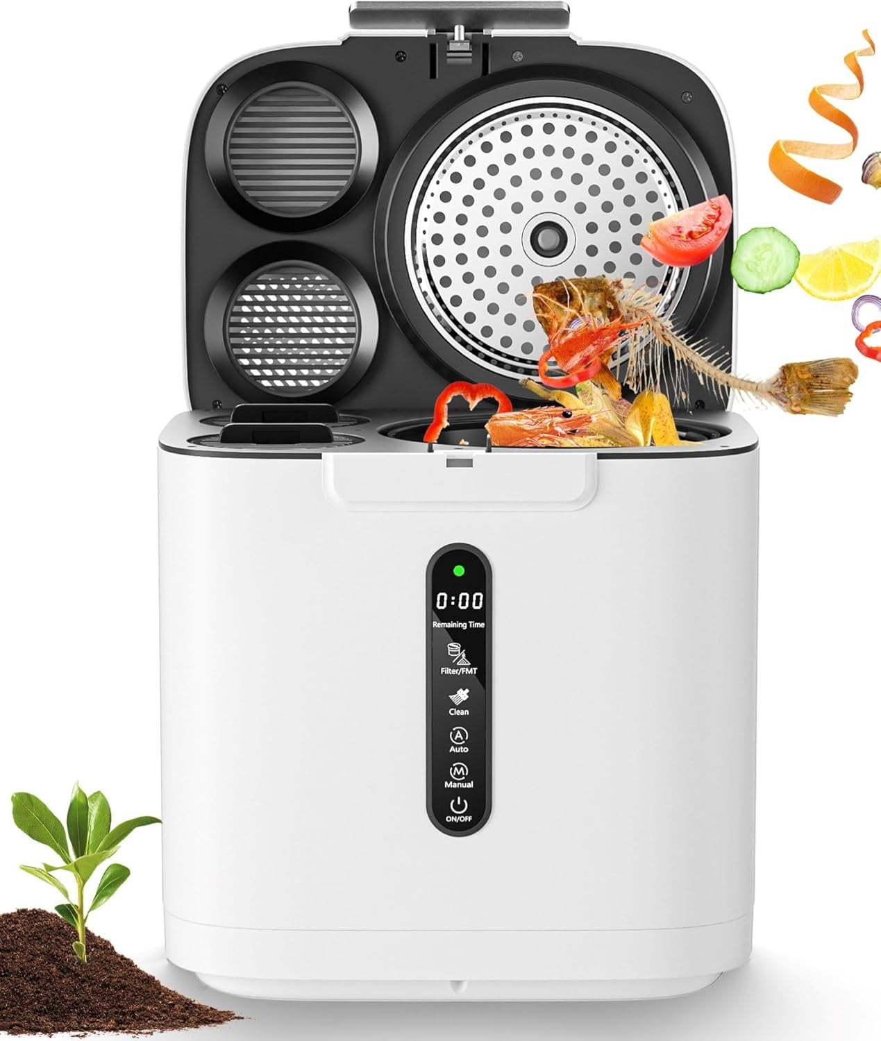 Neakasa Moreborn 12L Electric Kitchen Composter – Odorless Food Waste To Fertilizer In 48 Hours