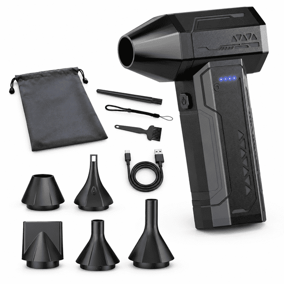 Electric Compressed Air Duster with 187 CFM Thrust, 10000mAh