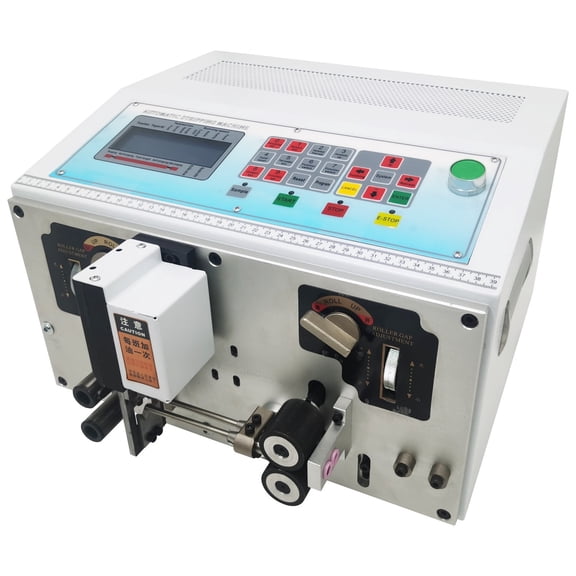 Electric Computer Double Wire Stripping Cutting Twisting Machine Automatic Wire Stripper Machine