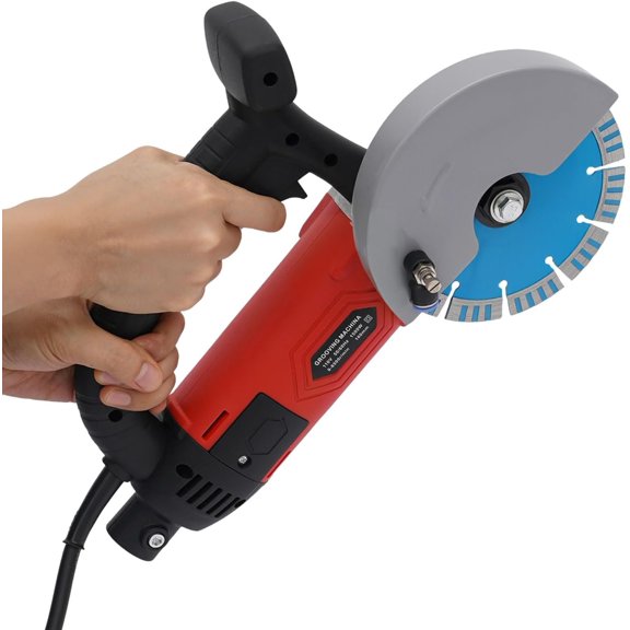 Electric Concrete 6 Inch Circular Concrete 3000W Pure Copper Wet & Dry Disk Max 2 Inch Adjustable Depth 7000 RPM for Stone
