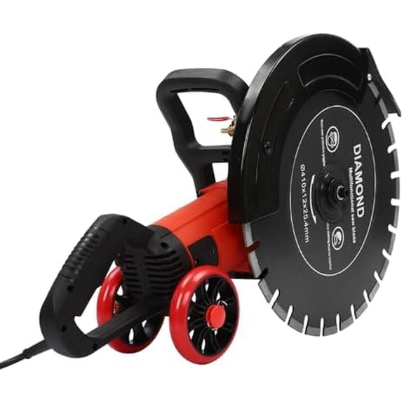 Electric Concrete Saw, 16" Wet/Dry Disk Saw Cutter 4000W Circular Concrete with Water Line, Water Pump and Blade 6.5" Cutting Depth for Stone, Brick, Porcelain, Concrete$$Tools & Hardware Other