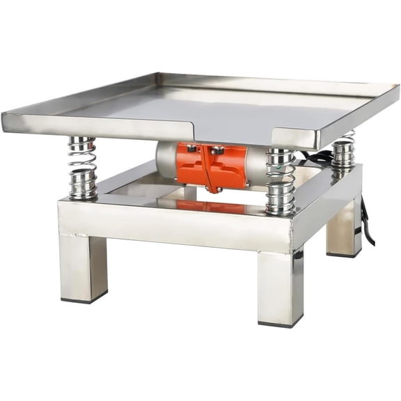 Electric Concrete Vibrating Table, 13.78 X 13.78 Vibration Test Bench, Stainless Steel Test Vibration Platform
