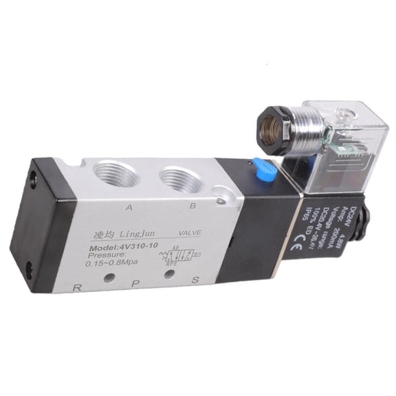 Electric Controls air Magnetic Valves 4V310-10 24V Pneumatic Electric Solenoid Valves 5 Way, 2 Position Control