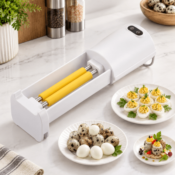 Electric Cooked Quail Egg Peeler, Automatic Fast Shell Remover Kitchen Gadget