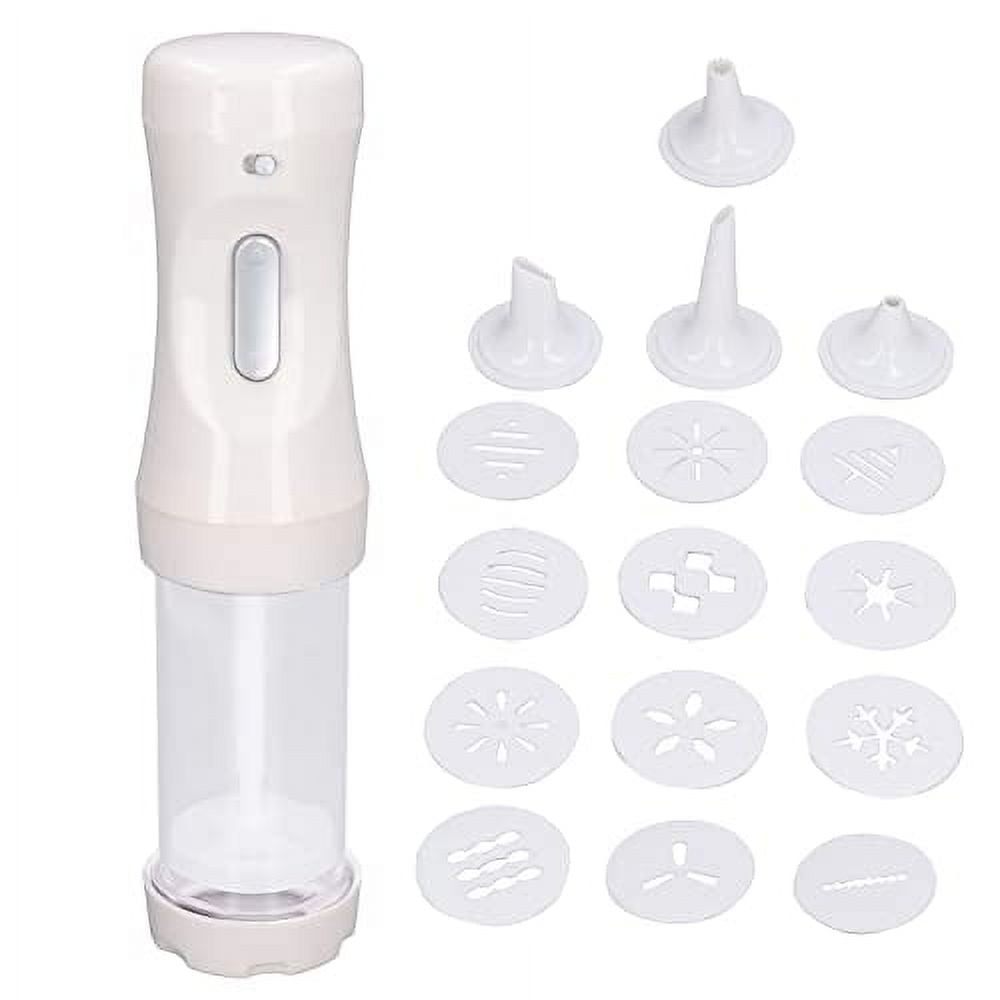 Electric Cookie Press Set, Including 9 Cookie Trays and 1 Decorating