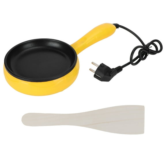 Electric Cooking Pan, Lightweight Portable Mini Come With Wooden Spatula, Electric Frying Pan, Steak For Frying Egg Pancake
